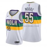 Maillot New Orleans Pelicans E'twaun Moore Ville Edition Blanc