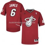 Maillot Noel Miami Heat James 2013 Rouge