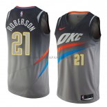 Maillot Oklahoma City Thunder Andre Roberson Ville 2018 Gris Maillot Oklahoma City Thunder Andre Roberson Ville 2018 Gris