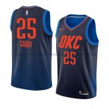 Maillot Oklahoma City Thunder Navy Abdul Gaddy Statement 2018 Bl