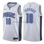Maillot Orlando Magic Evan Fournier Association 2017-18 Blanc
