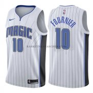 Maillot Orlando Magic Evan Fournier Association 2017-18 Blanc
