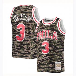 Maillot Philadelphia 76ers Allen Iverson Hardwood Classics 1996-97 Camuflaje