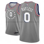 Maillot Philadelphia 76ers Jerryd Bayless Ciudad 2018-19 Gris