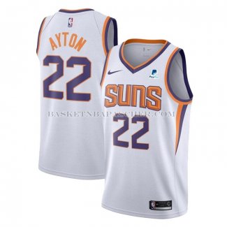 Maillot Phoenix Suns Deandre Ayton Association 2021 Blanc