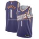 Maillot Phoenix Suns Devin Booker NO 1 Icon 2023-24 Volet