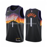 Maillot Phoenix Suns Devin Booker Ville 2020-21 Noir Maillot Phoenix Suns Devin Booker Ville 2020-21 Noir