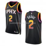 Maillot Phoenix Suns Josh Okogie NO 2 Statement 2022-23 Noir