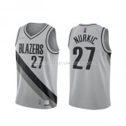 Maillot Portland Trail Blazers Jusuf Nurkic Earned 2020-21 Gris