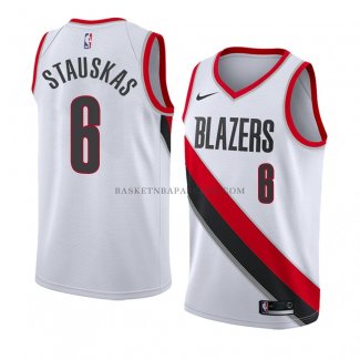 Maillot Portland Trail Blazers Nik Stauskas Association 2018 Bla