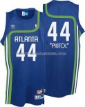 Maillot Retro Atlanta Hawks Pistol Bleu Maillot Retro Atlanta Hawks Pistol Bleu