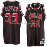 Maillot Retro Chicago Bulls Pippen Noir