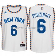Maillot Retro Enfant New York Knicks Porzingis Blanc
