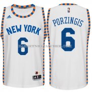 Maillot Retro New York Knicks Porzingis Blanc