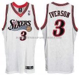 Maillot Retro Philadelphia 76ers Iverson Blanc