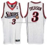 Maillot Retro Philadelphia 76ers Iverson Blanc