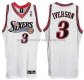 Maillot Retro Philadelphia 76ers Iverson Blanc