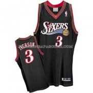 Maillot Retro Philadelphia 76ers Iverson Noir