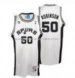 Maillot Retro San Antonio Spurs Robinson Blanc