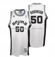 Maillot Retro San Antonio Spurs Robinson Blanc