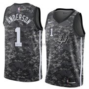 Maillot San Antonio Spurs Kyle Anderson Ciudad 2018 Gris