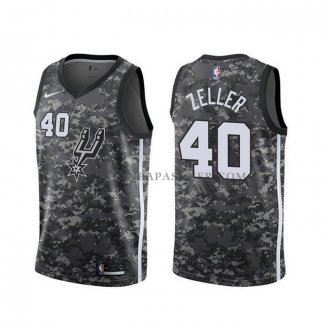 Maillot San Antonio Spurs Tyler Zeller Ville Camuflaje