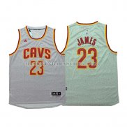 Maillot Statique Mode Cleveland Cavaliers James Gris