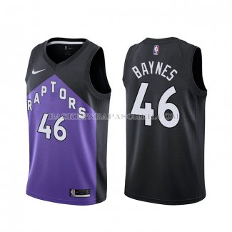 Maillot Tornto Raptors Aron Baynes Earned 2020-21 Noir Volet
