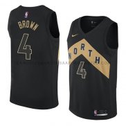 Maillot Toronto Raptors Lorenzo Brown Ciudad 2018 Noir