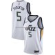 Maillot Utah Jazz David Stockton Association 2017-18 Blanc