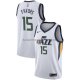 Maillot Utah Jazz Derrick Favors Association 2017-18 Blanc