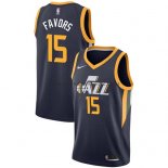 Maillot Utah Jazz Derrick Favors Icon 2017-18 Bleu