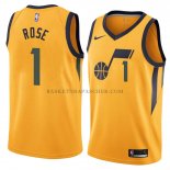 Maillot Utah Jazz Derrick Rose Statement 2018 Jaune Maillot Utah Jazz Derrick Rose Statement 2018 Jaune