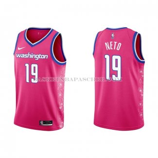 Maillot Washington Wizards Raul Neto NO 19 Ville 2022-23 Rosa