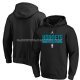 Veste a Capuche Charlotte Hornets Practice Performance 2022-23 Noir