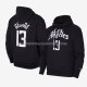 Veste a Capuche Los Angeles Clippers Paul George Ville Noir