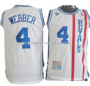 Maillot ABA Sacramento Kings Webber Blanc