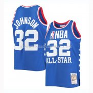 Maillot All Star 1985 Magic Johnson Bleu