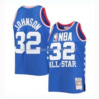 Maillot All Star 1985 Magic Johnson Bleu