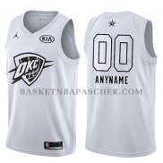 Maillot All Star 2018 Oklahoma City Thunder Nike Personnalise Blanc