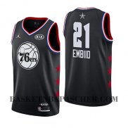 Maillot All Star 2019 Philadelphia 76ers Joel Embiid Noir