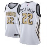 Maillot Atlanta Hawks Alex Poythress Ciudad 2018-19 Blanc