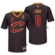 Maillot Authentique Manche Courte Cleveland Cavaliers Love Noir