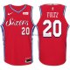 Maillot Authentique Philadelphia 76ers Fultz 2017-18 Rouge
