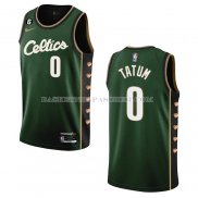Maillot Boston Celtics Jayson Tatum NO 0 Ville 2022-23 Vert