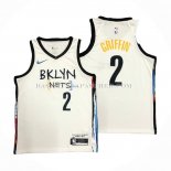 Maillot Brooklyn Nets Blake Griffin NO 2 Ville 2020-21 Blanc Maillot Brooklyn Nets Blake Griffin NO 2 Ville 2020-21 Blanc