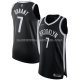 Maillot Brooklyn Nets Kevin Durant NO 7 Icon Authentique Noir