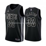 Maillot Brooklyn Nets Nic Claxton NO 33 Statement 2022-23 Noir