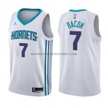 Maillot Charlotte Hornets Dwayne Bacon Association 2017-18 Blanc