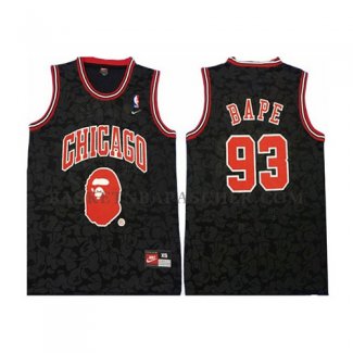 Maillot Chicago Bulls Bape Mitchell & Ness Noir